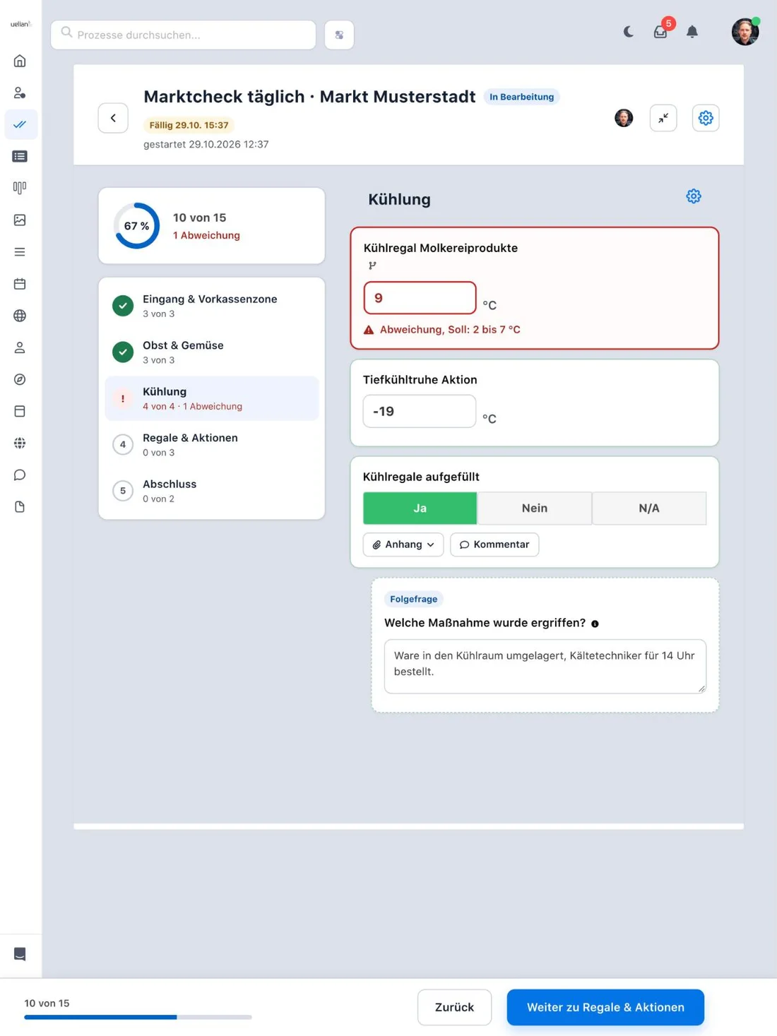 alphaprocess: Marktcheck auf dem Tablet